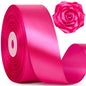 Mauproy Dusty Rose Satin Ribbon, 1-1/2 Inch, 50 Yards