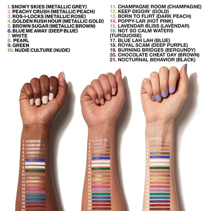 wet n wild Color Icon Cream Eyeliner Eyeshadow Multi-Stick, Moisturizing, Nourishing Velvety Cream-to-Powder Buildable & Blendable Formula, Cruelty-Free & Vegan - Brown Sugar