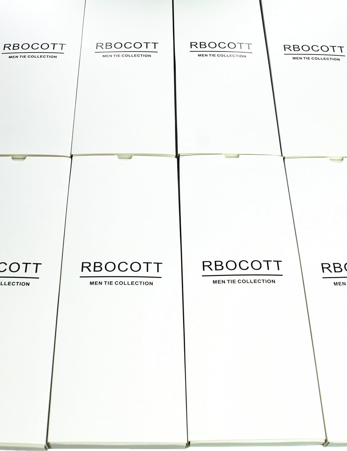 RBOCOTT Solid Color Tie Formal Necktie for Men