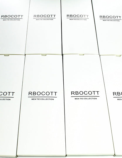 RBOCOTT Solid Color Tie Formal Necktie for Men