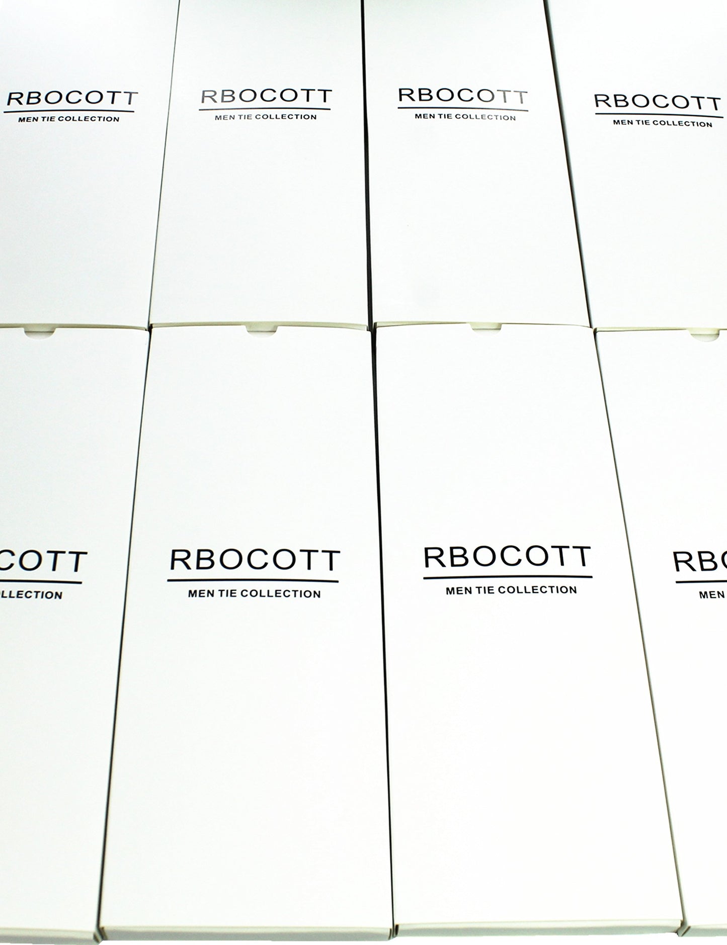 RBOCOTT Solid Color Tie Formal Necktie for Men