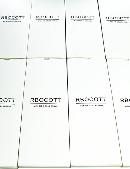 RBOCOTT Solid Color Tie Formal Necktie for Men