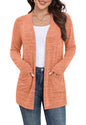 Yincro Women Lightweight Cardigan Long Sleeve Open Front with Pockets S-3XL