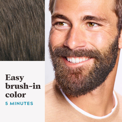 JUST FOR MEN Mustache & Beard Dye, Keratin, Medium Brown M-35 (1 Pack)