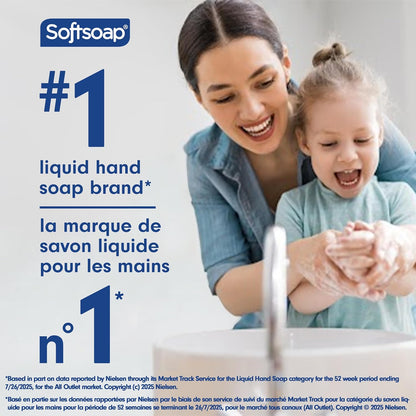 Softsoap Antibacterial Liquid Hand Soap, White Tea & Berry Scent, 50 fl oz