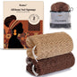 CORATED African Net Sponge with Knots Authentic, Shower Loofah Bath Sponge