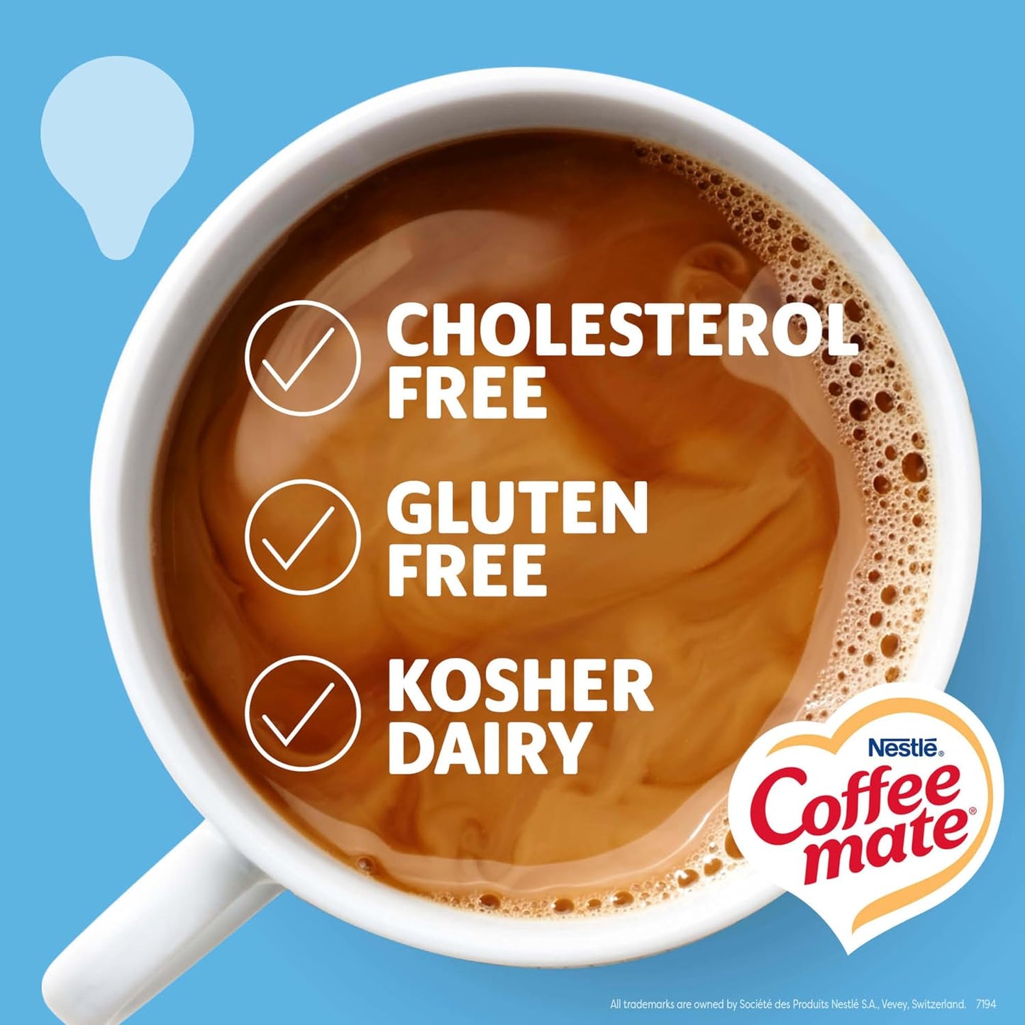 Nestle Coffee mate Original Non-Dairy Creamer Singles, 0.375 oz, 180-Pack