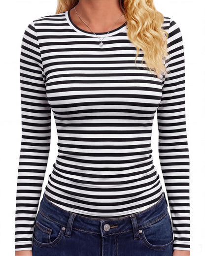 GAYHAY Long Sleeve Shirts for Women Tops Fitted Clothes Fall Fashion 2026