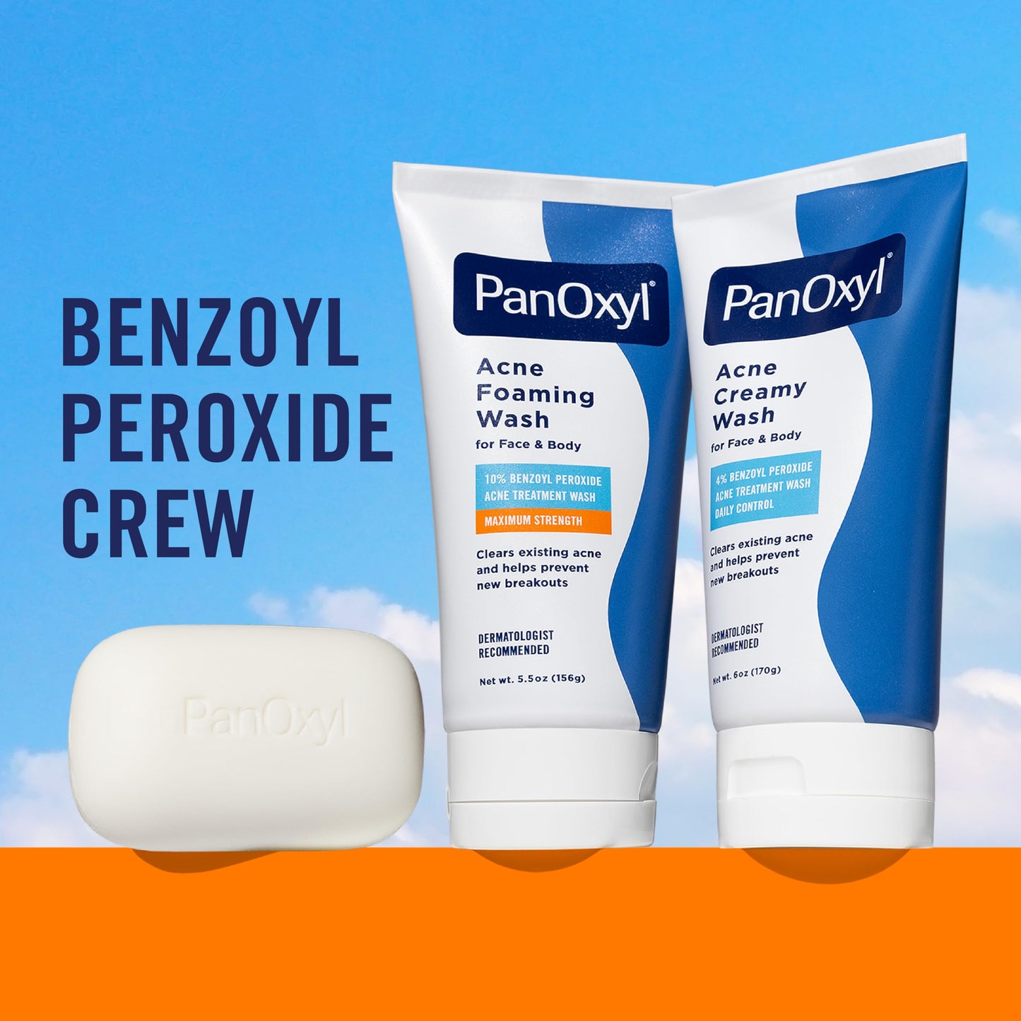PanOxyl Acne Cleansing Bar, 2% Salicylic Acid, For Face & Body, 4 oz