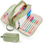 Sooez High Capacity Pencil Case, Soft Corduroy Pencil Pouch