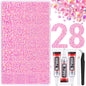 Rainbow Flatback Rhinestones for Crafting and 3PCS B7000 Glue (Set 1), 2 Boxes of 4500 PCS Resin Rhinestones Gems Charms for Bedazzling DIY Crafts Tumblers Shoes Fabric Clothing Nail Art