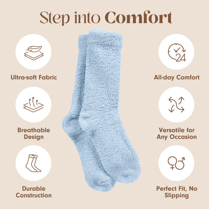 Unboxme Gifts Warm & Cozy Ultra-Luxe Cloud Fuzzy Socks, Gifts for Women