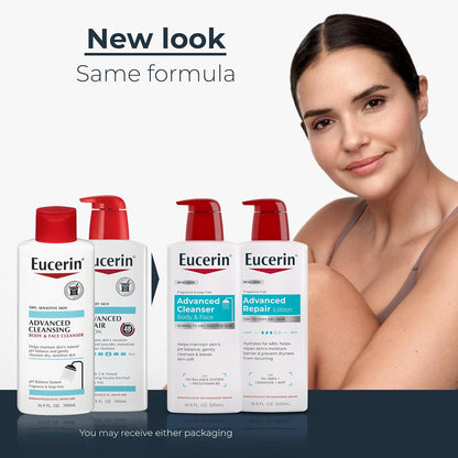 Eucerin Advanced Repair Lotion, Urea Enriched, 16.9 FL OZ