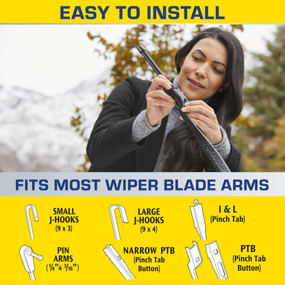 Rain-X 810348 Repellency Water Repellent Wiper Blades, 26" & 16" Windshield Wipers, All Weather Streak-Free for Enhanced Visibility w/Water Repellency Formula [Amazon Exclusive]