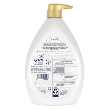 Baby Dove Care Baby Wash Fragrance-Free Moisture 1 Pack 34 oz
