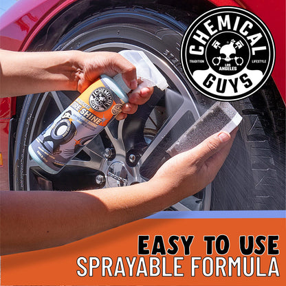Chemical Guys, Tire Kicker Extra Glossy Tire Shine Spray, Dry Touch, 16 oz