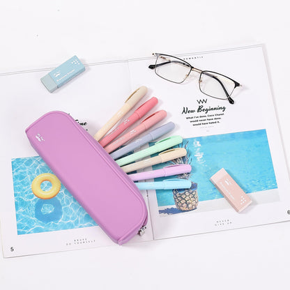 Mr. Pen- Silicone Pencil Case, Aesthetic Pencil Bag for Women, Makeup Pouch