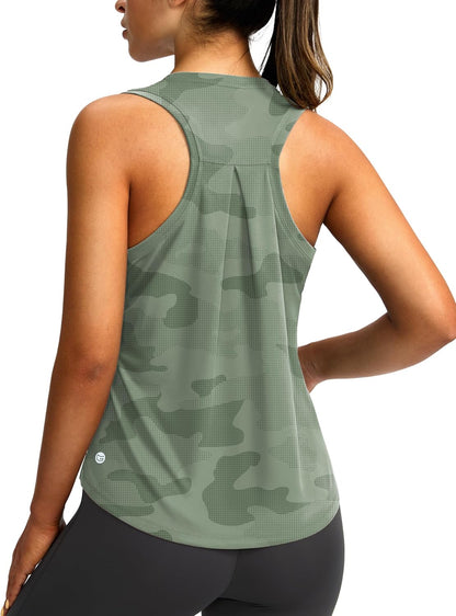 G Gradual Women's Workout Tops Racerback Athletic Tank Tops