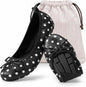 DREAM PAIRS Women's Foldable Bowknot Ballet Flats