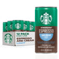 Starbucks Espresso & Cream, 6.5 Fl Oz Cans (Pack of 12)