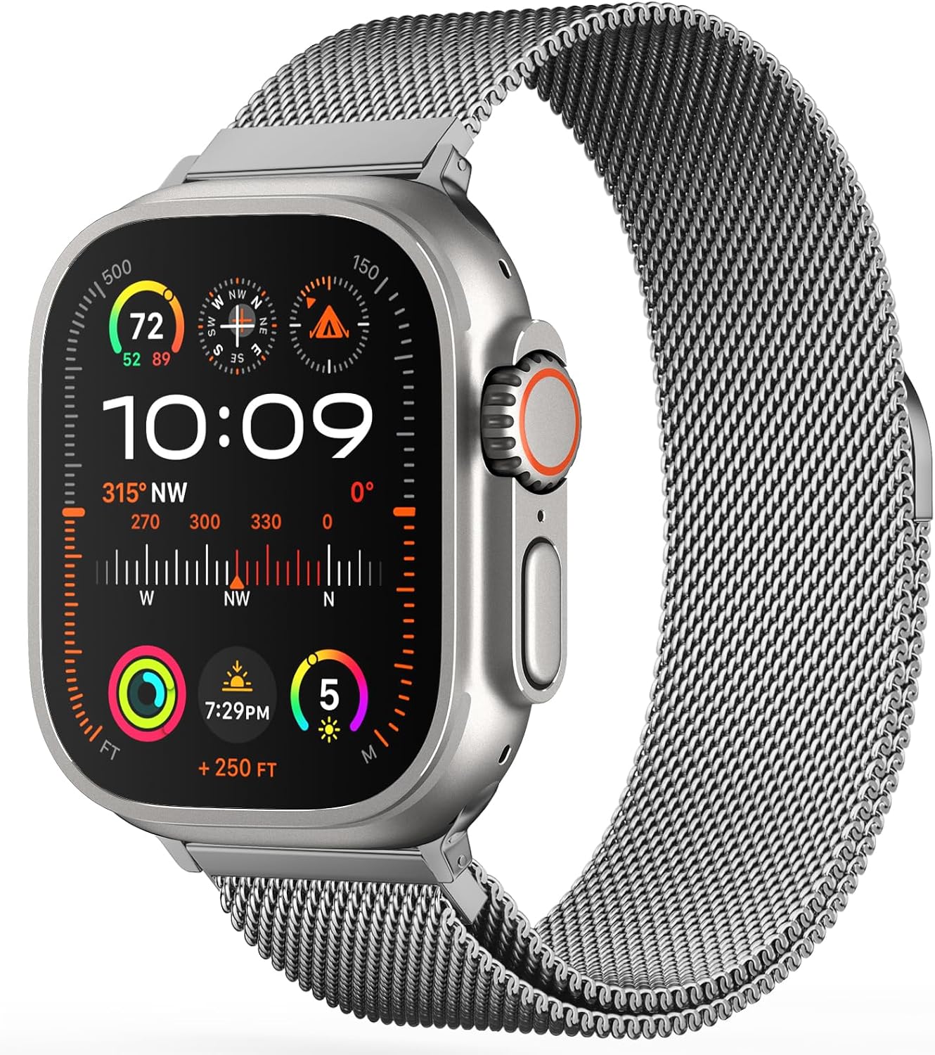 Original Milanese Loop Compatible with Apple Watch Bands for Women & Men