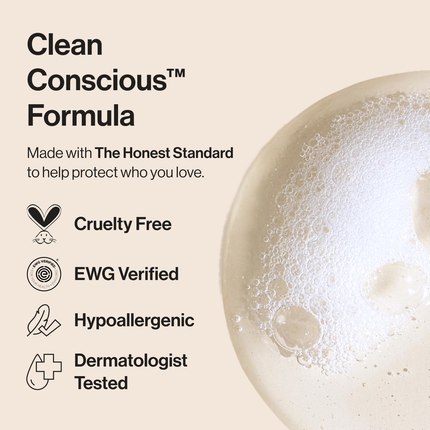 The Honest Company Shampoo & Body Wash, Tear-Free, Fragrance-Free, 10 fl oz