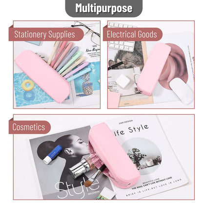 Mr. Pen- Silicone Pencil Case, Aesthetic Pencil Bag for Women, Makeup Pouch