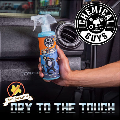 Chemical Guys, Tire Kicker Extra Glossy Tire Shine Spray, Dry Touch, 16 oz