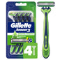 Gillette Sensor3 Sensitive Men's Disposable Razor, 1 Razor - Case of 36