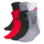 adidas Kids Athletic Cushioned 6-Pack Crew (Little Kid/Big Kid/Adult)