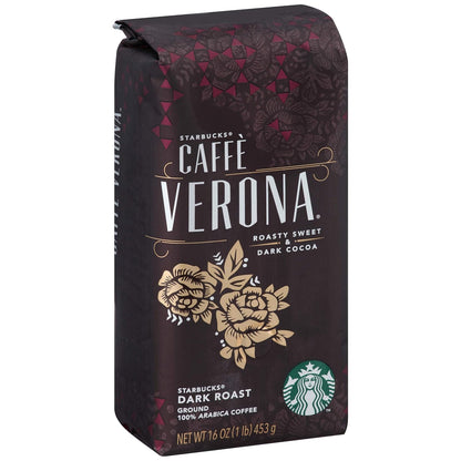 Starbucks Ground Coffee, Dark Roast Coffee, Italian Roast, 100% Arabica, 1 bag (18 oz)