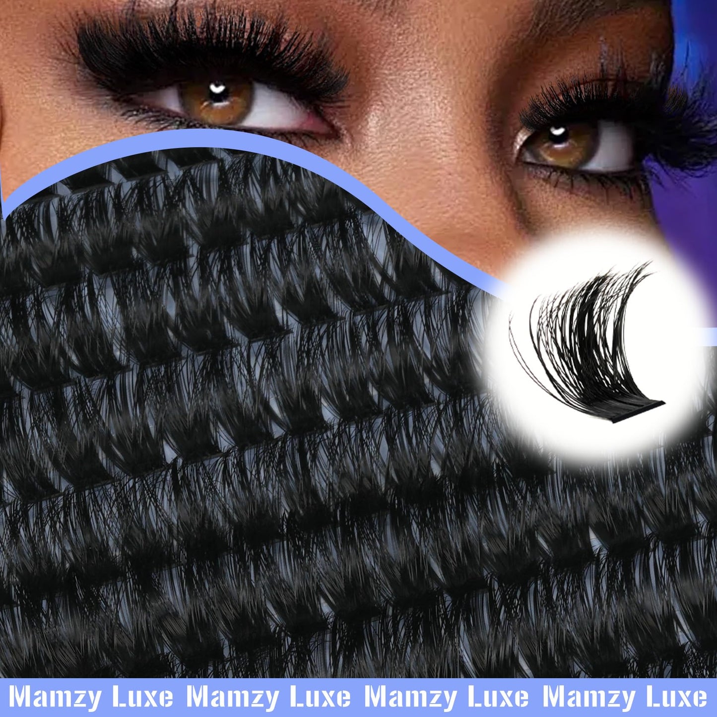 Lash Clusters Wispy 100D Eyelash Clusters 10-18mm Fluff Cluster Eyelash Extensions D Curl No Plastic Feel Individual Lashes Extension 204 Pcs Versatile False Eyelashes Clusters