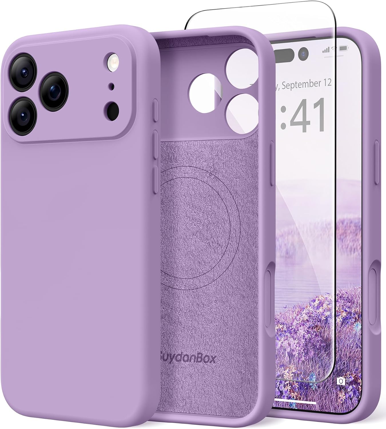 Magnetic for iPhone 17 Case Silicone Matcha
