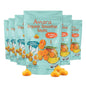 Amara Smoothie Melts - Mango Carrot - Organic Baby Snacks w/ Fruits & Veggies - Plant Based Yogurt Melts - Healthy Toddler Snack - Activity Book Included - Enjoy From 10+ Mos - 6 Resealable Bags