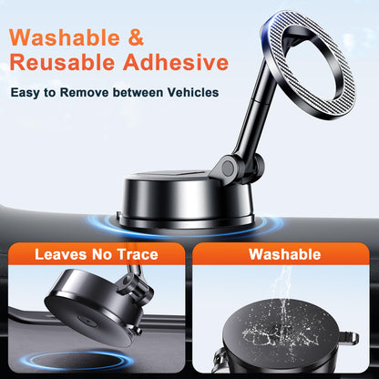 Qifutan Dash Mounted Holders Phone Holders for Your Car Phone Mount for Car Windshield Dashboard Air Vent Universal Desk Mounts Hands Free Automobile Cell Phone Holder Fit for iPhone Smartphone