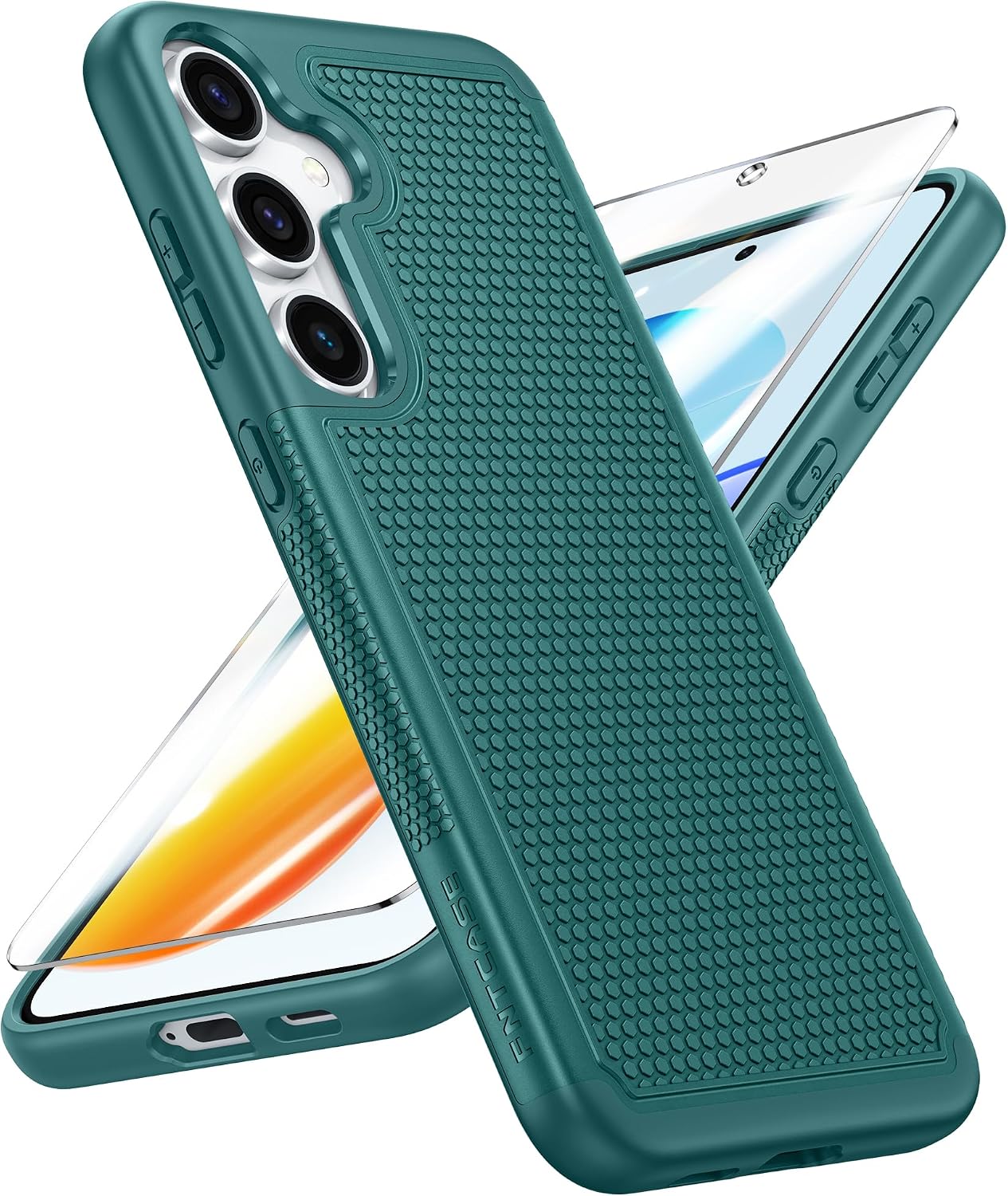 FNTCASE for Google Pixel 10 / Pixel 10 Pro Case: Soft TPU Non Slip Blue