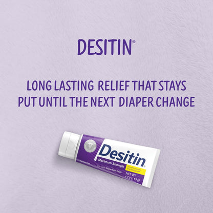 Desitin Maximum Strength Diaper Rash Paste, 40% Zinc Oxide, 4.8 oz