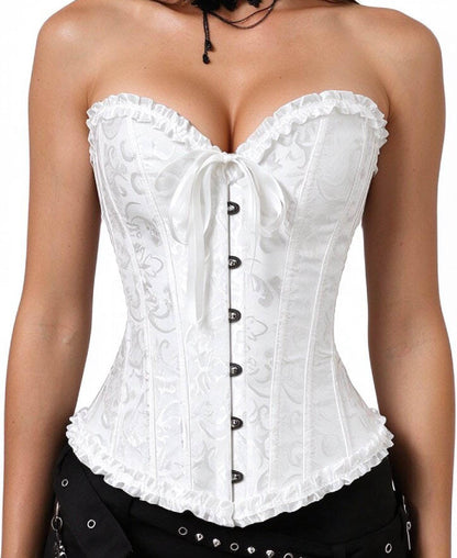 SZIVYSHI 14-Bone Overbust Corset Top