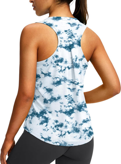 G Gradual Women's Workout Tops Racerback Athletic Tank Tops