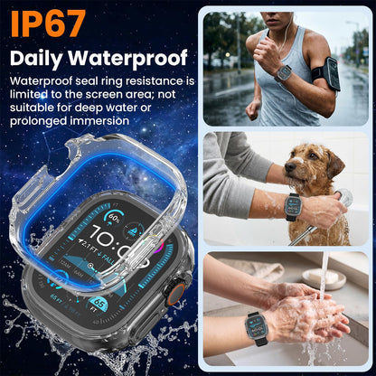 YIJDACASE 3 in 1 Waterproof Case for 40mm Apple Watch SE 3/2/1 Series 6/5/4