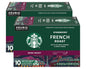 Starbucks K-Cup Coffee Pods, Dark Roast Hot or Iced Coffee, French Roast, 96 Keurig Pods