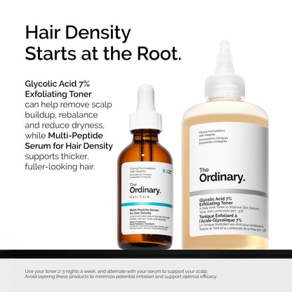 The Ordinary Multi-Peptide Serum for Hair Density, Peptide-Powered Formula for Thicker, Fuller Looking Hair