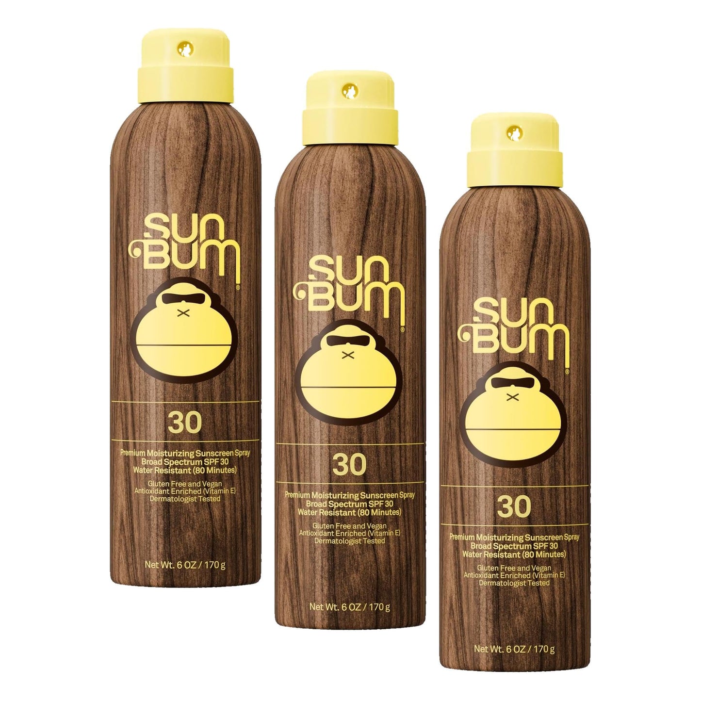 Sun Bum Original SPF 50 Broad Spectrum Sunscreen Body Spray - 6 oz (2-Pack)