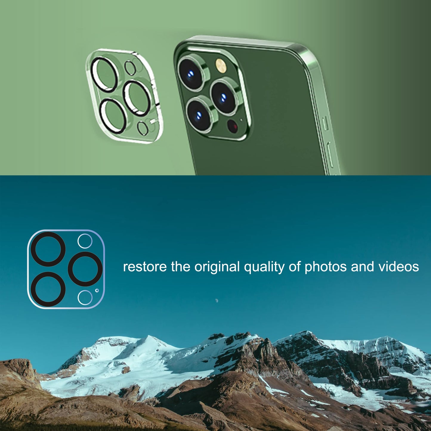Ailun 3 Pack Camera Lens Protector for iPhone 17 Pro Max, Tempered Glass