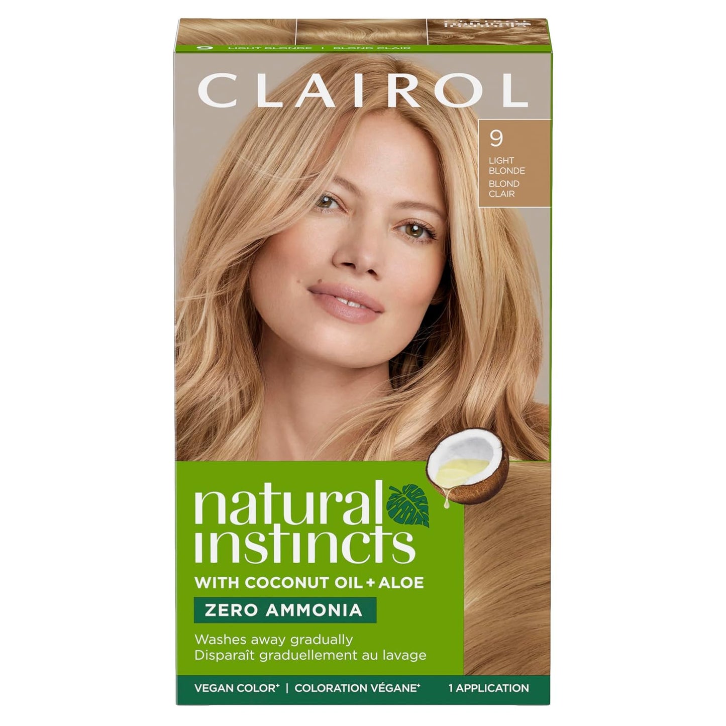 Clairol Natural Instincts Demi-Permanent Hair Dye, 4 Dark Brown | 1 Pack