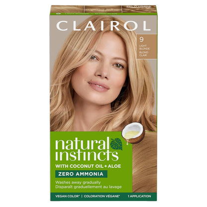 Clairol Natural Instincts Demi-Permanent Hair Dye, 4 Dark Brown | 1 Pack