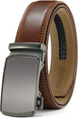 CHAOREN Men's Leather Ratchet Belt - Customizable Fit (35mm)