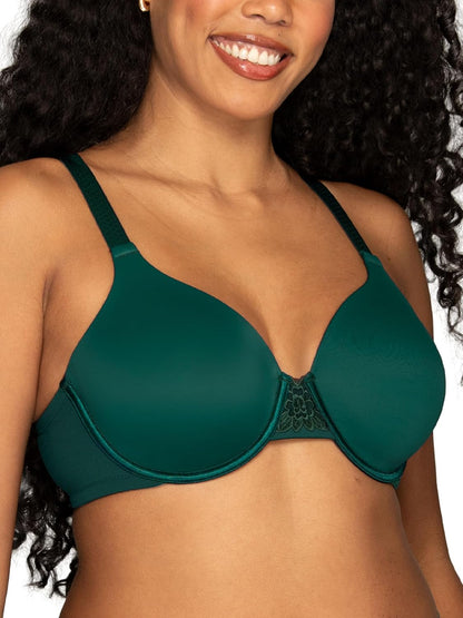 Vanity Fair Women's Full Figure Beauty Back Smoothing Bra, 4 Way Stretch Fabric, Lightly Lined Cups up to H