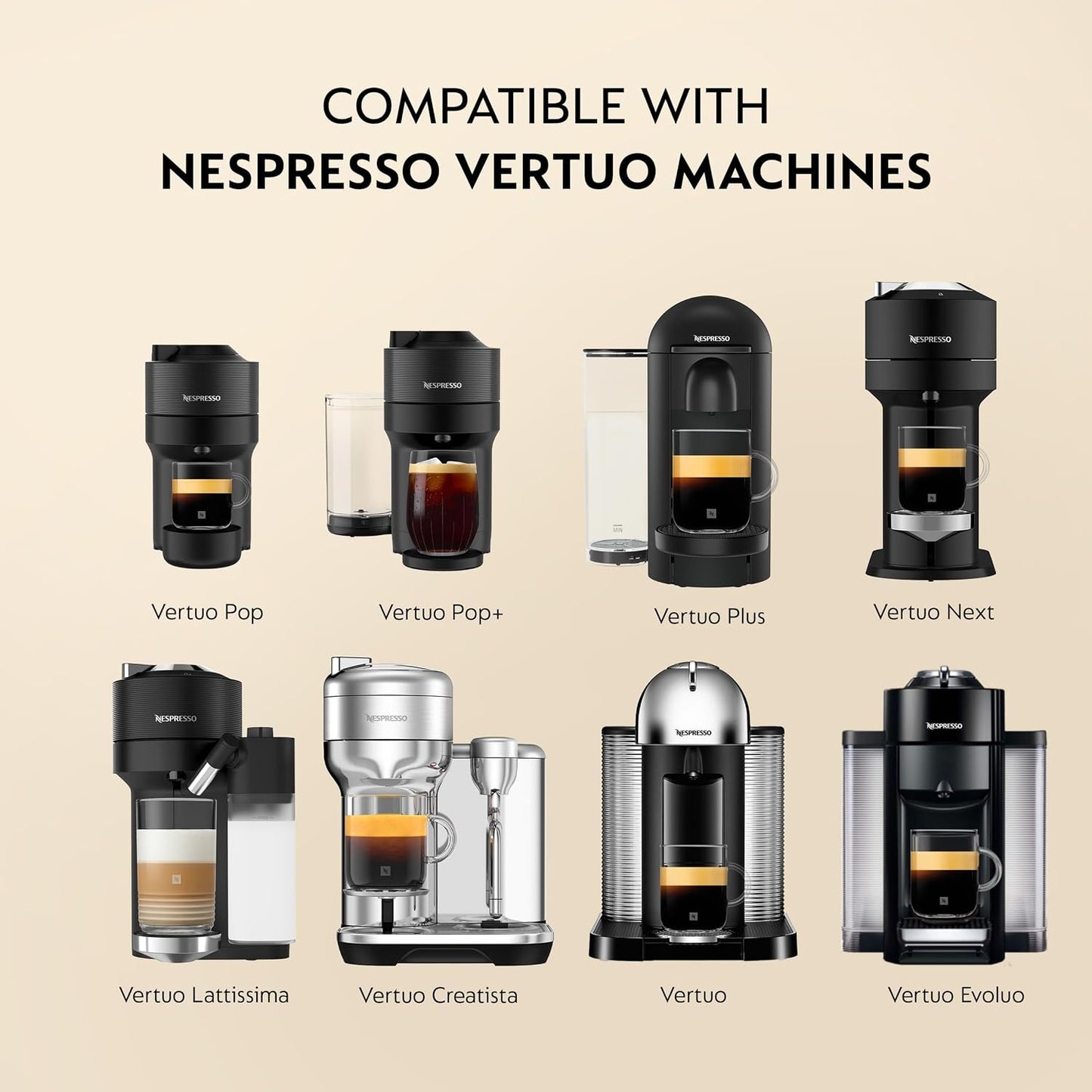 Nespresso Capsules Vertuo, Variety Pack, Medium and Dark Roast Coffee, 30 Count Coffee Pods, Brews 7.8 oz.