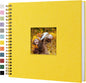 12"x12" Scrapbook Photo Album Linen Cover 40 Sheets 80 Pages White Paper